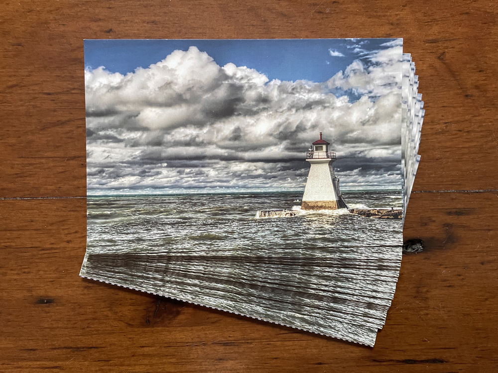 Postcards: Southampton Range Light