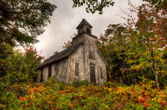 “Sanctuary” - Abandoned church in Nova Scotia, Canada