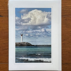 Greeting Card - Meaford Breakwater Vertical