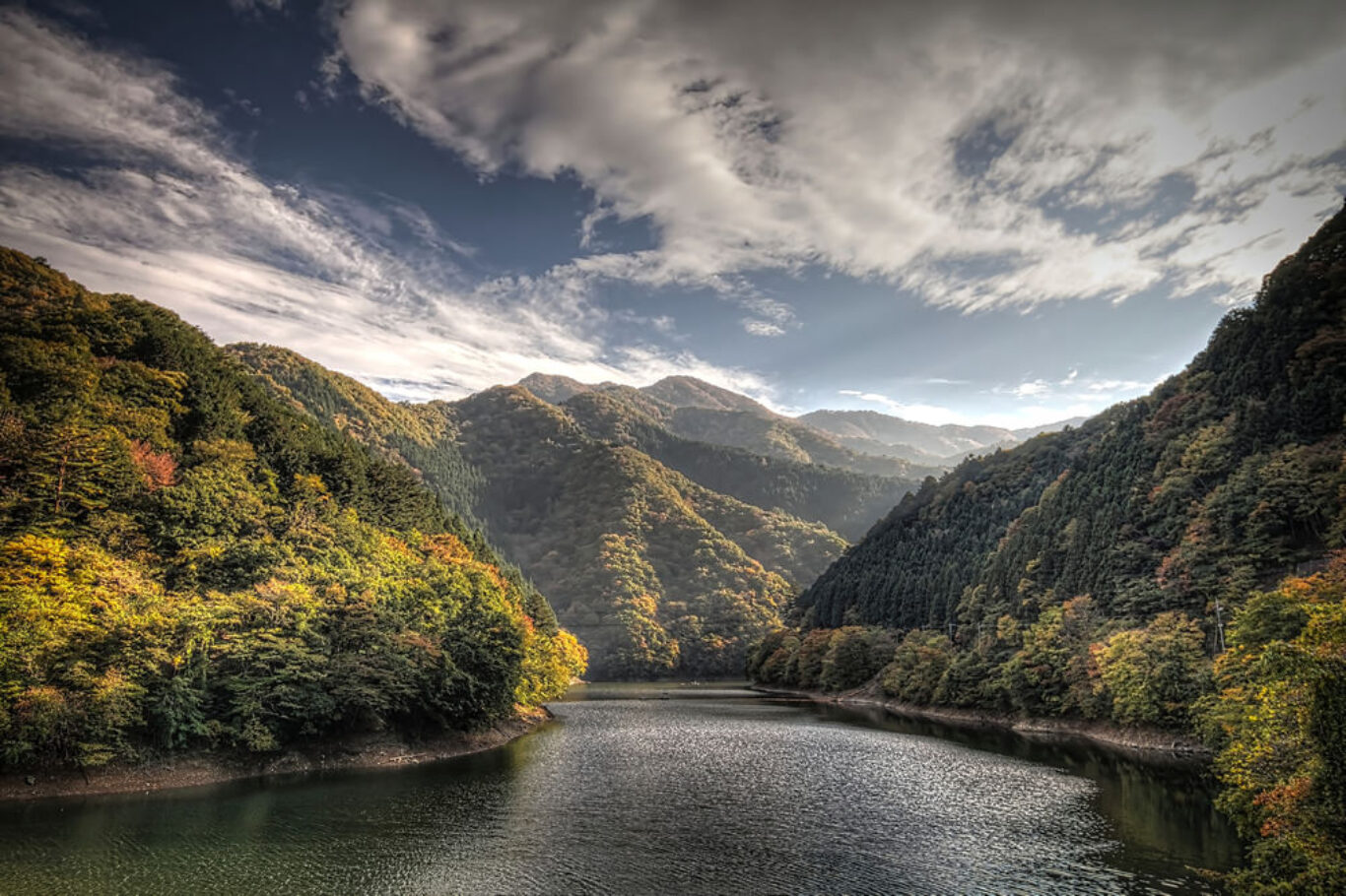 Lake Okutama, Tokyo, Japan