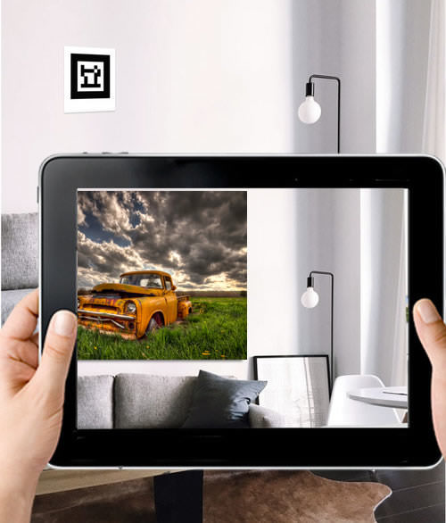 Virtually hang art on your own wall