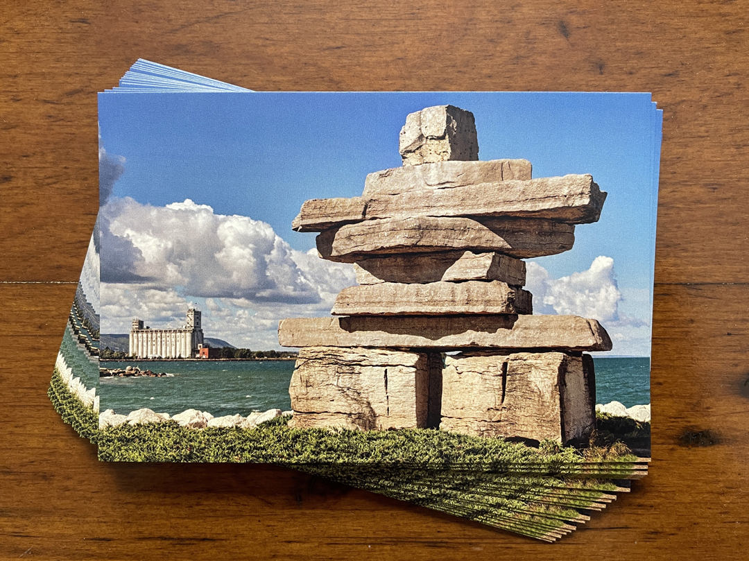 Collingwood Inukshuk in Summer