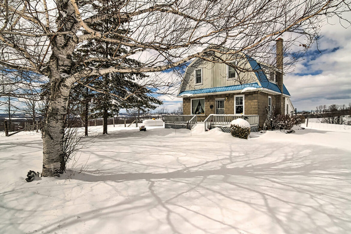 The Moore farmhouse