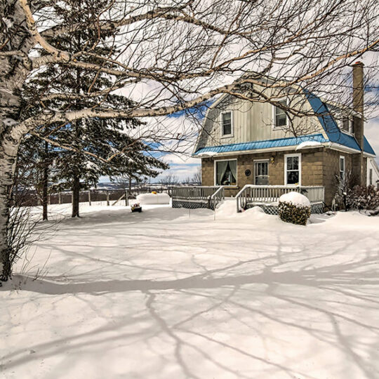 The Moore farmhouse