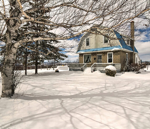 The Moore farmhouse